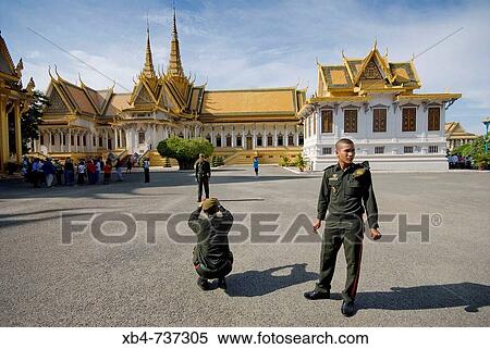 Royal Palace, Phnom Penh, Cambodia View Large Photo Image Stock Photography - Royal Palace, Phnom Penh, Cambodia. Fotosearch