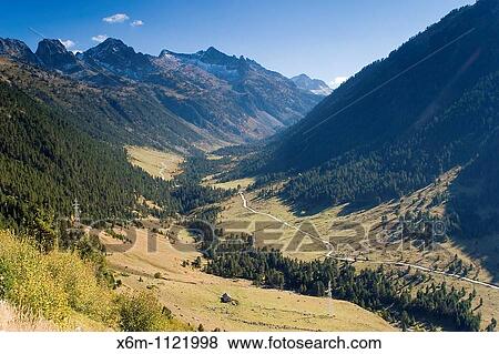 Ruda Valley Aran Valley Pyrenees mountain range Lerida province Catalonia, Spain, Europe View Large Photo Image Stock Photo - Ruda Valley Aran Valley Pyrenees mountain range Lerida province Catalonia, Spain, Europe. Fotosearch