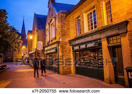 Rue du Pilori, medieval city, Guerande, Loire-Atlantique, France. View Large Photo Image Stock Photography - Rue du Pilori, medieval city, Guerande, Loire-Atlantique, France.. Fotosearch