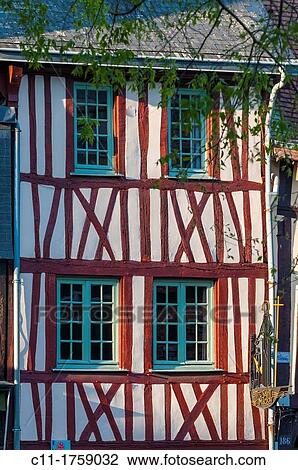 Rue Martainville, Rouen, France, Europe View Large Photo Image Stock Image - Rue Martainville, Rouen, France, Europe. Fotosearch