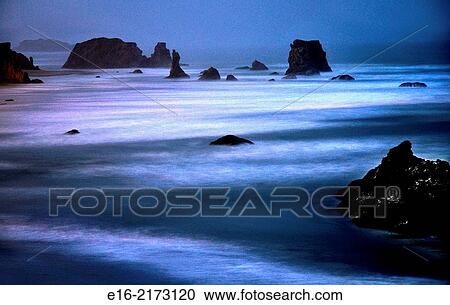 rugged coast of Bandon Beach. View Large Photo Image Stock Image - rugged coast of Bandon Beach.. Fotosearch