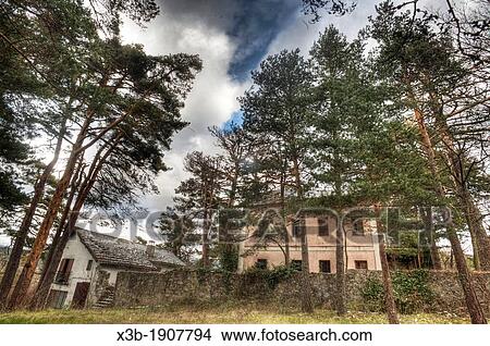 Ruined building in Madrid View Large Photo Image Picture - Ruined building in Madrid. Fotosearch