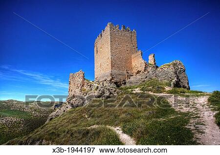 Ruined castrle, Oreja, Toledo, Spain. View Large Photo Image Stock Photo - Ruined castrle, Oreja, Toledo, Spain.. Fotosearch