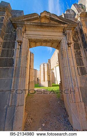 Stock Image - Ruined now abandoned areas of the military fortified castle of Sant Ferran, Figueres, Spain.. Fotosearch