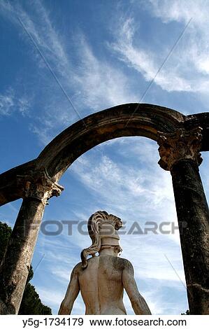 Ruins at Hadrian's Villa in Tivoli near Rome Italy View Large Photo Image Stock Photo - Ruins at Hadrian's Villa in Tivoli near Rome Italy. Fotosearch