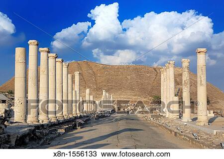 Ruins of ancient city of Scythopolis 2 century AD, Beit Shean, Israel View Large Photo Image Stock Image - Ruins of ancient city of Scythopolis 2 century AD, Beit Shean, Israel. Fotosearch
