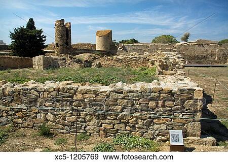 Ruins of building in fortification complex, Citadel of Roses, Girona province, Catalonia, Spain View Large Photo Image Stock Photo - Ruins of building in fortification complex, Citadel of Roses, Girona province, Catalonia, Spain. Fotosearch