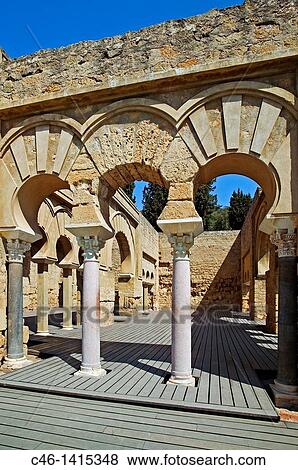 Ruins of Medina Azahara, palace built by caliph Abd al-Rahman III C? rdoba province, Andalusia, Spain View Large Photo Image Stock Photo - Ruins of Medina Azahara, palace built by caliph Abd al-Rahman III C? rdoba province, Andalusia, Spain. Fotosearch