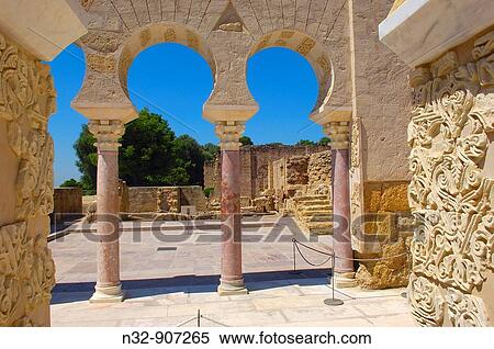 Stock Photography - Ruins of Medina Azahara, palace-city built by caliph Abd al-Rahman III. Cordoba province, Andalusia, Spain. Fotosearch