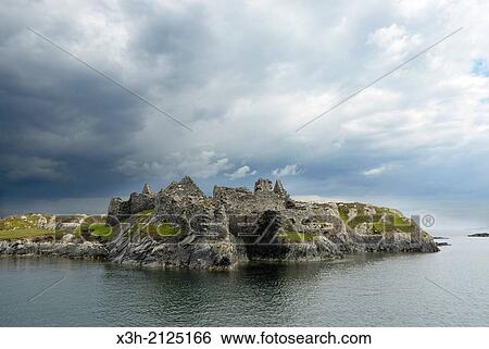 ruins of the Castle overlooking the entrance to the harbour, used as their base by the pirates Don Bosco and Grace O? Malley. View Large Photo Image Stock Photograph - ruins of the Castle overlooking the entrance to the harbour, used as their base by the pirates Don Bosco and Grace O? Malley.. Fotosearch