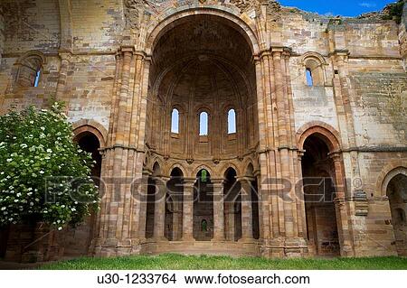 Ruins of the cistercian monastery of Moreruela, in Granja de Moreruela Zamora Castilla y Le? n Spain View Large Photo Image Picture - Ruins of the cistercian monastery of Moreruela, in Granja de Moreruela Zamora Castilla y Le? n Spain. Fotosearch