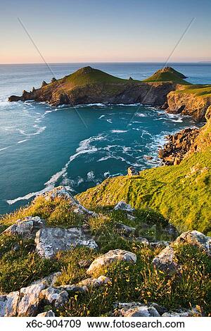 Rumps Point, North Cornwall, England UK View Large Photo Image Stock Photo - Rumps Point, North Cornwall, England UK. Fotosearch