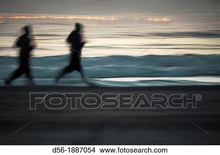 runners on the beach, Malvarrosa beach, Valencia, Spain. View Large Photo Image Picture - runners on the beach, Malvarrosa beach, Valencia, Spain.. Fotosearch