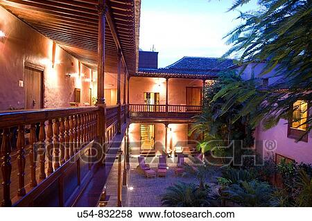Stock Photo - Rural Hotel La Quinta Roja, Garachico. Tenerife. Canary Islands. Spain. Fotosearch