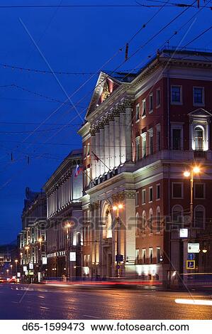 Russia, Moscow Oblast, Moscow, Tverskoy-area, Tverskaya Street and Moscow Mayors Office, evening View Large Photo Image Stock Image - Russia, Moscow Oblast, Moscow, Tverskoy-area, Tverskaya Street and Moscow Mayors Office, evening. Fotosearch