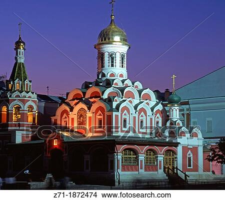 Russia, Moscow, Red Square, Kazan Church, View Large Photo Image Picture - Russia, Moscow, Red Square, Kazan Church,. Fotosearch
