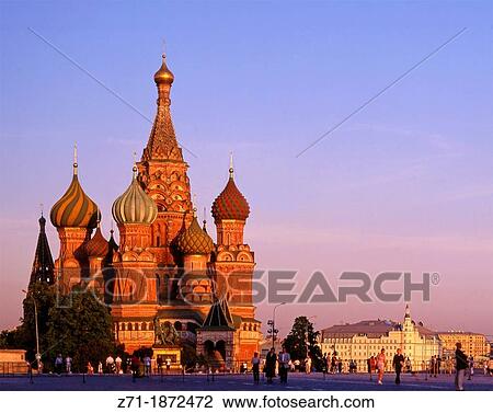 Russia, Moscow, Red Square, St Basil's Cathedral, View Large Photo Image Stock Image - Russia, Moscow, Red Square, St Basil's Cathedral,. Fotosearch