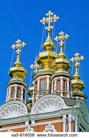 Russia, Moscow, top of church View Large Photo Image Stock Photo - Russia, Moscow, top of church. Fotosearch