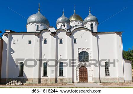 Russia, Novgorod Oblast, Veliky Novgorod, Novgorod Kremlin, Saint Sofia Cathedral View Large Photo Image Picture - Russia, Novgorod Oblast, Veliky Novgorod, Novgorod Kremlin, Saint Sofia Cathedral. Fotosearch
