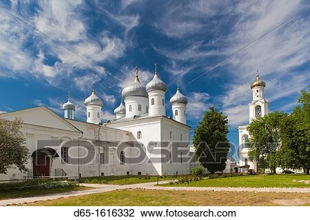Russia, Novgorod Oblast, Veliky Novgorod, Yuryev Monastery View Large Photo Image Stock Image - Russia, Novgorod Oblast, Veliky Novgorod, Yuryev Monastery. Fotosearch