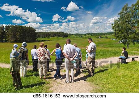 Russia, Pskovskaya Oblast, Pushkinskie Gory, visitors, NR, to Mikhailovskoye, the Alexander Pushkin Preserve, estate of famous Russian poet View Large Photo Image Stock Image - Russia, Pskovskaya Oblast, Pushkinskie Gory, visitors, NR, to Mikhailovskoye, the Alexander Pushkin Preserve, estate of famous Russian poet. Fotosearch