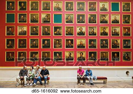 Russia, Saint Petersburg, Center, Winter Palace, Hermitage Museum, Room 197, The 1812 War Gallery View Large Photo Image Stock Image - Russia, Saint Petersburg, Center, Winter Palace, Hermitage Museum, Room 197, The 1812 War Gallery. Fotosearch