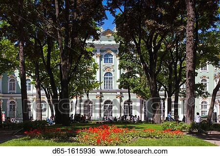 Russia, Saint Petersburg, Center, Winter Palace, Hermitage Museum, exterior View Large Photo Image Stock Photograph - Russia, Saint Petersburg, Center, Winter Palace, Hermitage Museum, exterior. Fotosearch