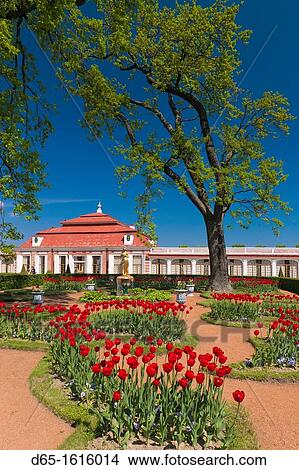 Russia, Saint Petersburg, Peterhof, Monplaisir Villa View Large Photo Image Picture - Russia, Saint Petersburg, Peterhof, Monplaisir Villa. Fotosearch
