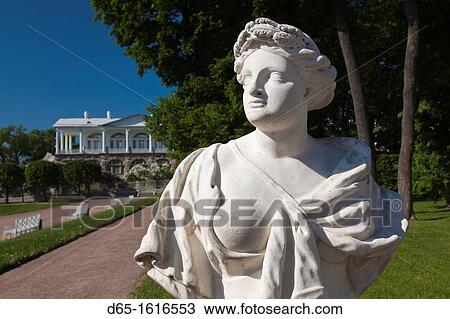 Russia, Saint Petersburg, Pushkin-Tsarskoye Selo, palace grounds statue View Large Photo Image Stock Image - Russia, Saint Petersburg, Pushkin-Tsarskoye Selo, palace grounds statue. Fotosearch