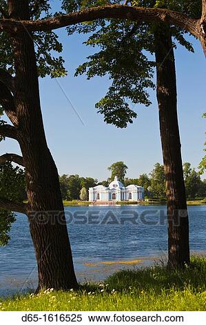 Russia, Saint Petersburg, Pushkin-Tsarskoye Selo, Grotto Pavilion View Large Photo Image Stock Photography - Russia, Saint Petersburg, Pushkin-Tsarskoye Selo, Grotto Pavilion. Fotosearch