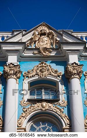 Russia, Saint Petersburg, Pushkin-Tsarskoye Selo, Catherine Palace View Large Photo Image Stock Photography - Russia, Saint Petersburg, Pushkin-Tsarskoye Selo, Catherine Palace. Fotosearch