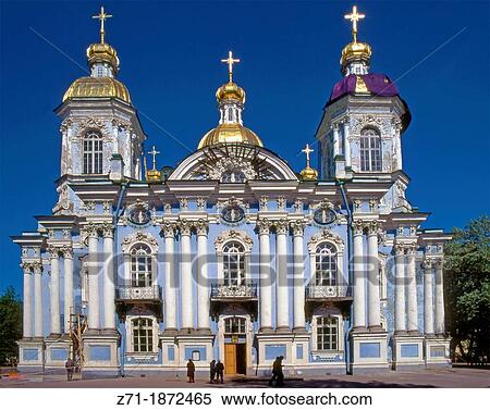 Stock Photography - Russia, St Petersburg, St Nicholas Cathedral,. Fotosearch