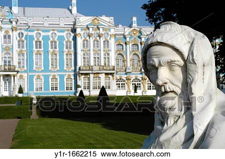 Stock Photography - Russia, St Petersburg, Tsarskoye Selo, Catherine's Palace. Fotosearch