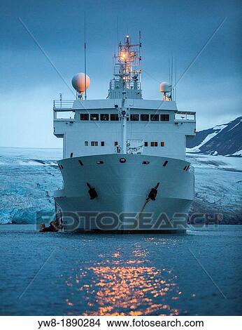 Russian Cruise ship, Spitsbergen, Svalbard, Norway The Akademik Sergey Vavilov-Russian research vessel built in 1988 currently used as a cruise ship specializing in polar regions View Large Photo Image Picture - Russian Cruise ship, Spitsbergen, Svalbard, Norway The Akademik Sergey Vavilov-Russian research vessel built in 1988 currently used as a cruise ship specializing in polar regions. Fotosearch