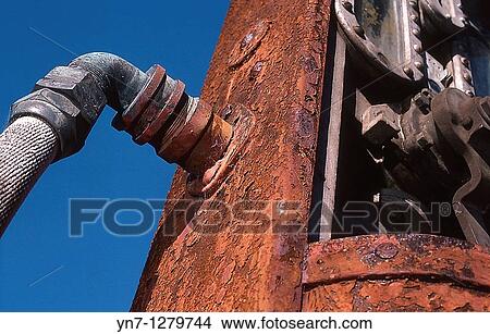 rusted old petrol bowser View Large Photo Image Picture - rusted old petrol bowser. Fotosearch