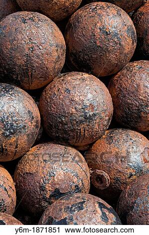 Rusty cannon balls stacked at Castillo San Felipe del Morro, San Juan National Historic Site, a national park in Old San Juan, Puerto Rico View Large Photo Image Stock Image - Rusty cannon balls stacked at Castillo San Felipe del Morro, San Juan National Historic Site, a national park in Old San Juan, Puerto Rico. Fotosearch