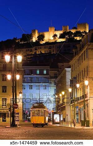 S Jorge Castle, Lisbon, Portugal, Europe View Large Photo Image Stock Photo - S Jorge Castle, Lisbon, Portugal, Europe. Fotosearch