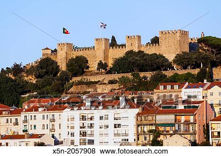 S. Jorge Castle, Lisbon, Portugal, Europe. View Large Photo Image Stock Photo - S. Jorge Castle, Lisbon, Portugal, Europe.. Fotosearch