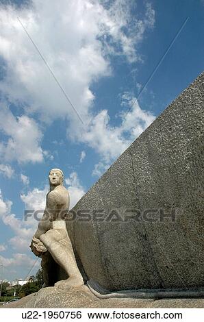 S? o Paulo, Brazil, Monumento? s Bandeiras, at Parque Ibirapuera View Large Photo Image Stock Photograph - S? o Paulo, Brazil, Monumento? s Bandeiras, at Parque Ibirapuera. Fotosearch