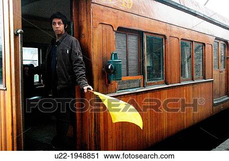 Stock Image - S? o Paulo, Brazil, old train at the Memorial do Imigrante. Fotosearch