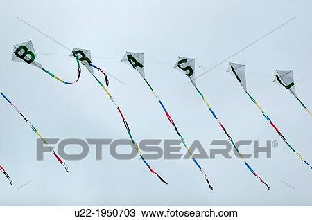 Stock Image - S? o Roque, S? o Paulo, Brazil, Brasil kites at the Festival das Cerejeiras, a annual event of the immigrants of Japanese origins. Fotosearch