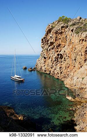 Stock Image - Sa Foradada Deia Mallorca Tramuntana Balearic Islands Spain. Fotosearch