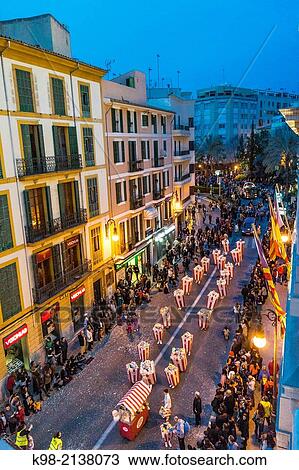 Sa Rua, carnival, Palma, Mallorca, Balearic Islands, Spain. View Large Photo Image Stock Image - Sa Rua, carnival, Palma, Mallorca, Balearic Islands, Spain.. Fotosearch