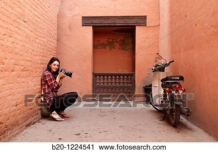 Stock Image - Saadian Tombs, Medina de Marrakech, Marruecos.. Fotosearch