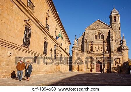 Sacra capilla del Salvador, Church of the Salvador 16th century in Plaza de VBzquez Molina,? beda Ja? n province Andalusie Spain View Large Photo Image Stock Image - Sacra capilla del Salvador, Church of the Salvador 16th century in Plaza de VBzquez Molina,? beda Ja? n province Andalusie Spain. Fotosearch