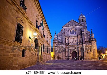 Sacra capilla del Salvador, Church of the Salvador 16th century in Plaza de VBzquez Molina,? beda Ja? n province Andalusie Spain View Large Photo Image Stock Image - Sacra capilla del Salvador, Church of the Salvador 16th century in Plaza de VBzquez Molina,? beda Ja? n province Andalusie Spain. Fotosearch