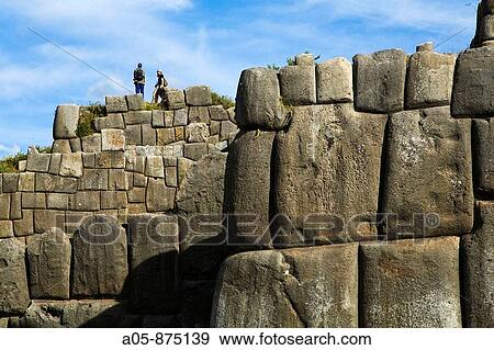 Sacsayhuaman pre-Columbian walled complex near the old city of Cusco, Peru View Large Photo Image Stock Photo - Sacsayhuaman pre-Columbian walled complex near the old city of Cusco, Peru. Fotosearch