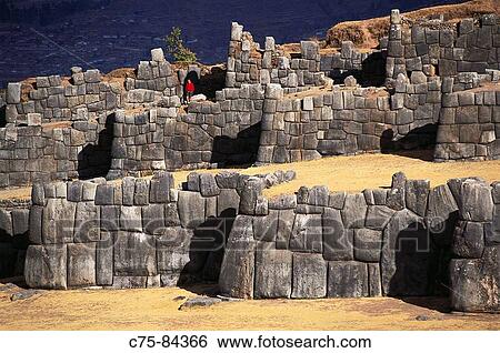 SacsayhuamBn fortress, Cuzco. Peru View Large Photo Image Stock Photograph - SacsayhuamBn fortress, Cuzco. Peru. Fotosearch