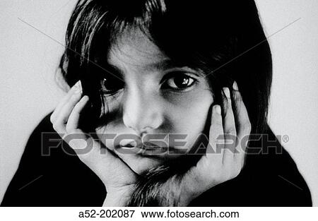 Sad child View Large Photo Image Stock Photo - Sad child. Fotosearch