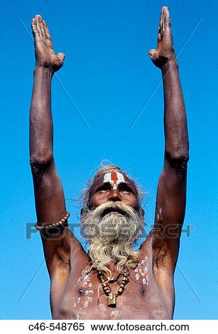Sadhu, Varanasi. Uttar Pradesh, India View Large Photo Image Stock Photography - Sadhu, Varanasi. Uttar Pradesh, India. Fotosearch